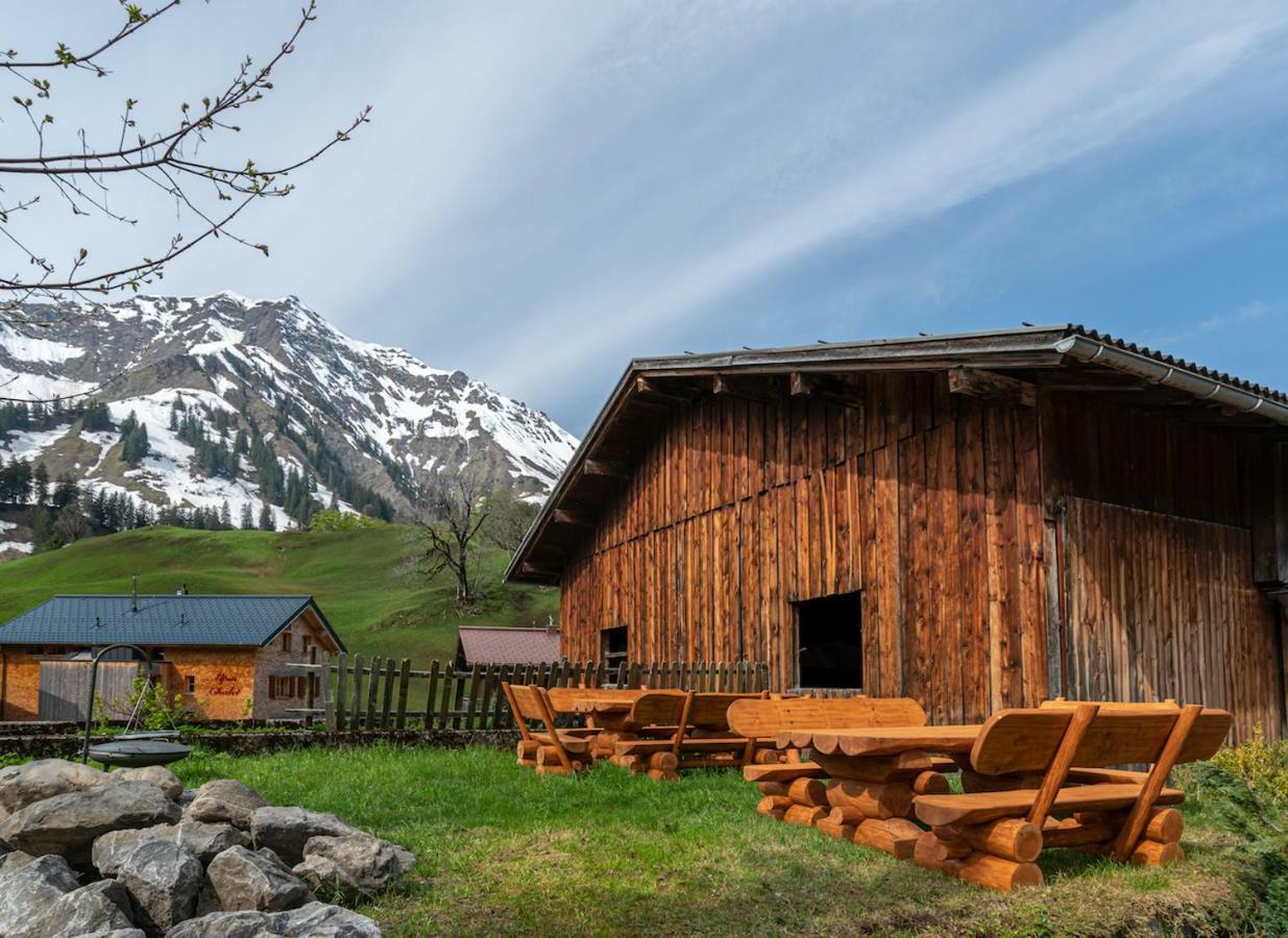 Bergwelt-M - Scheunencamping Schröcken Exteriör bild